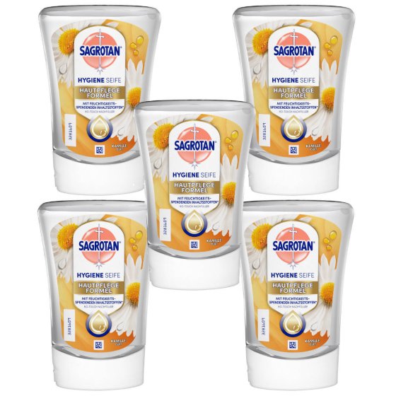 Sagrotan Handseife No Touch Nachfüller Lotusblüte 250ml 5er Pack 