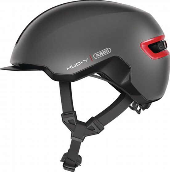 Fahrradhelm "Hud-Y" dunkelgrau 