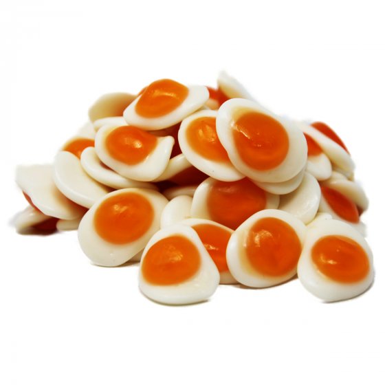 Fruchtgummi Spiegeleier mit mildem weichen Schaumzuckerboden 300g