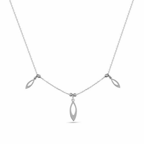 Anhänger mit Kette 925/- Sterling Silber Pure Geometrie Silberkette 