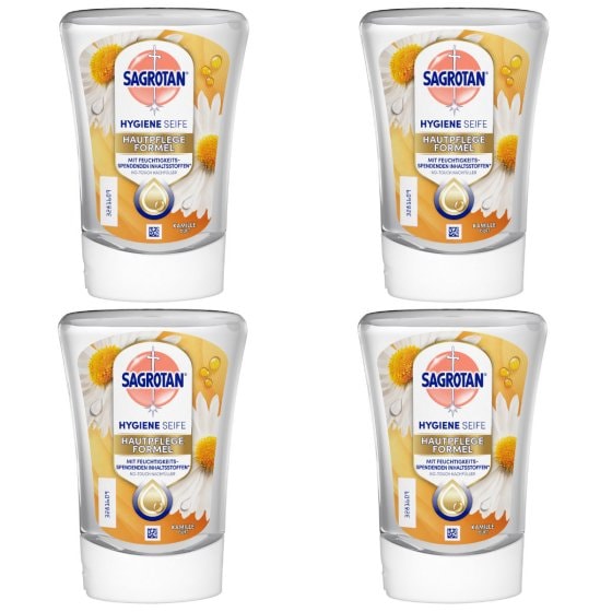 Sagrotan Handseife No Touch Nachfüller Lotusblüte 250ml 4er Pack 