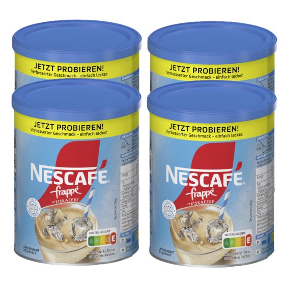 Nescafe frappe Eiskaffee erfrischende Kaffeemischung 275g 4er Pack 