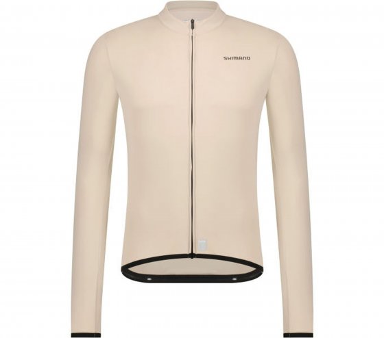 VERTEX Thermal Long Sleeve Jersey, Beige 