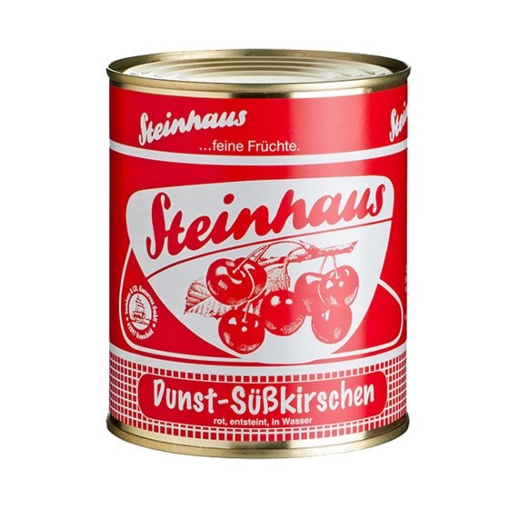 Steinhaus Dunst Süßkirschen fruchtige einsteinte Kirschen 850ml 