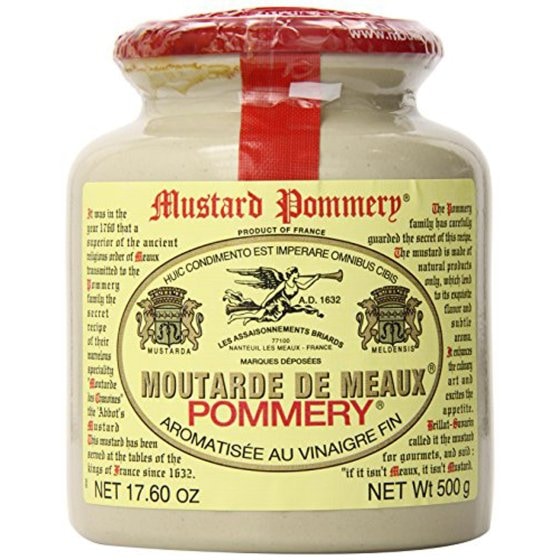 Pommery Moutarde de Meaux französischer Senf körnig im Tontopf 500g 