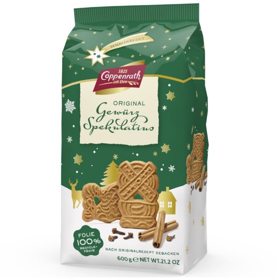 Coppenrath Gewürz Spekulatius würzig klassischer Weihnachtsgenuss 600g 