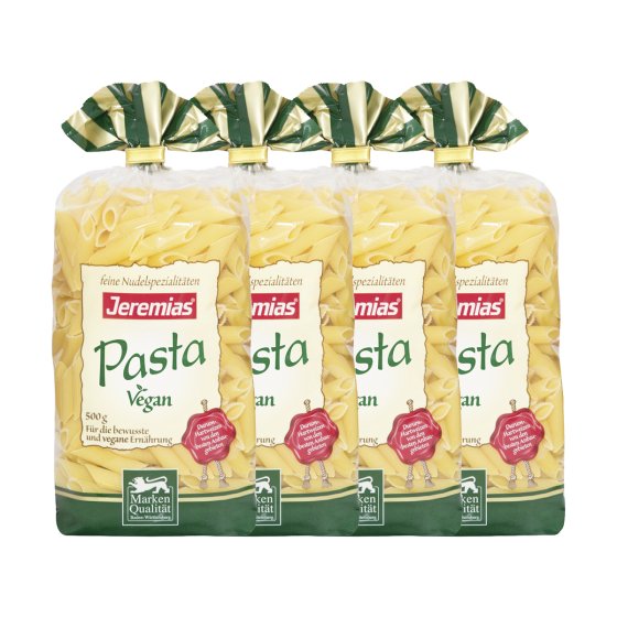 Jeremias Pasta Penne Nudeln aus Hartweizengriess 500g 4er Pack 
