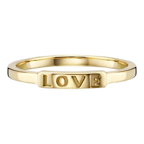 Ring 925/- Sterling Sillber vergoldet LOVE 
