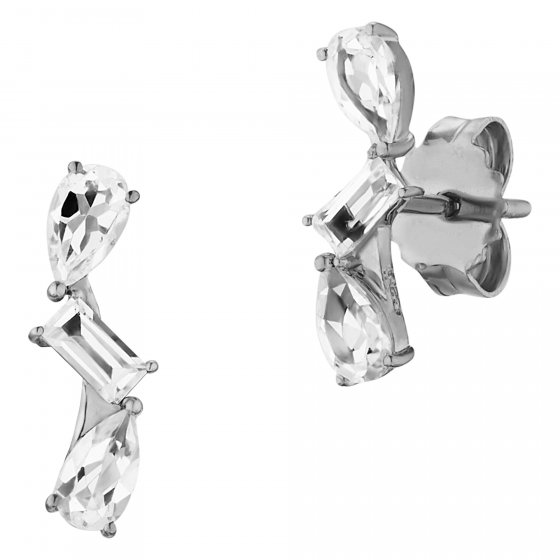 Ohrringe 925 Sterling Silber Weißtopas 