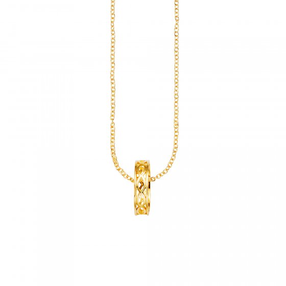 Anhänger mit Kette 925/- Sterling Silber vergoldet 