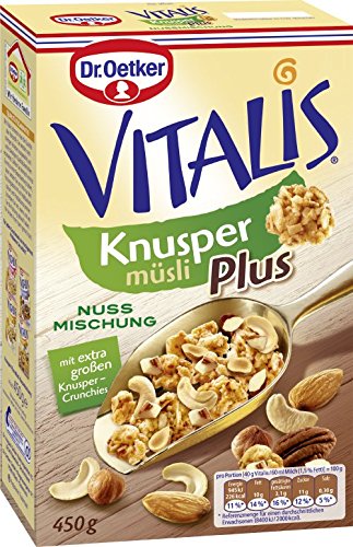 Dr. Oetker Vitalis Knusper Plus Nussmischung 3er Pack