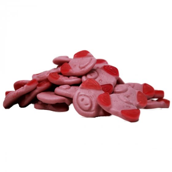 Fruchtgummi Schweineköpfe Glücksbringer Ferkel Schweinegesichter 175g