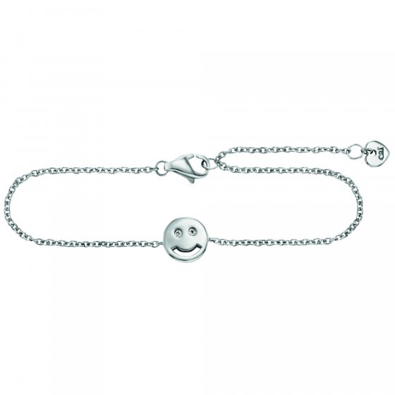 Armband 925/- Sterling Silber Zirkonia Smile 