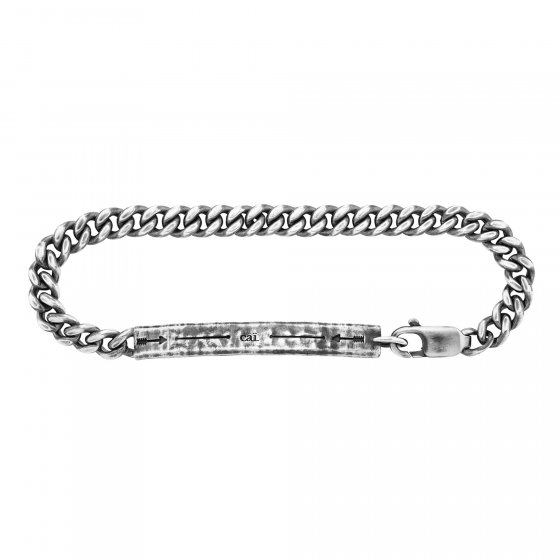 Armband 925/- Sterling Silber oxidiert Pfeil 21cm 