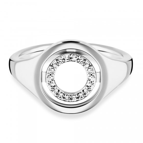 Ring 925/- Sterling Silber rhodiniert Topas 