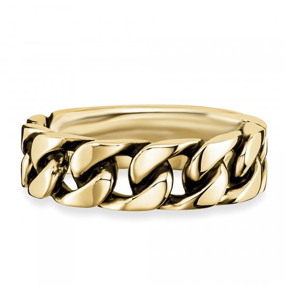 Ring 925/- Sterling Silber vergoldet geschwärzt 