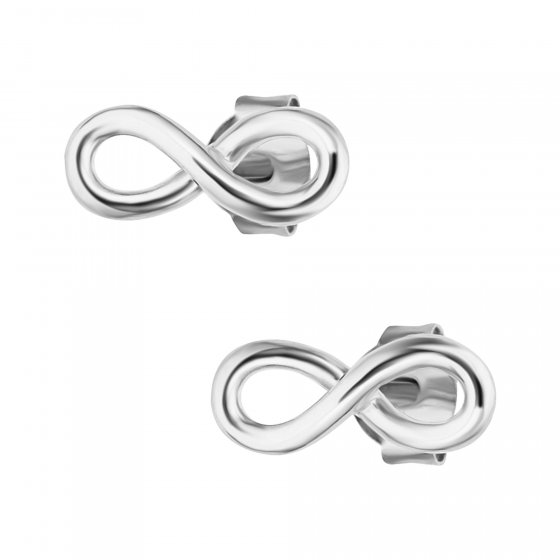 Ohrstecker 925/- Sterling Silber Unendlichkeit 