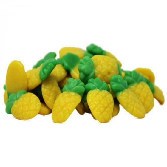 Fruchtgummi Pineapples fruchtige süße Ananas Fruchtgummi 175g