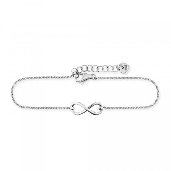 Armband 925/- Sterling Silber rhodiniert Infinity 