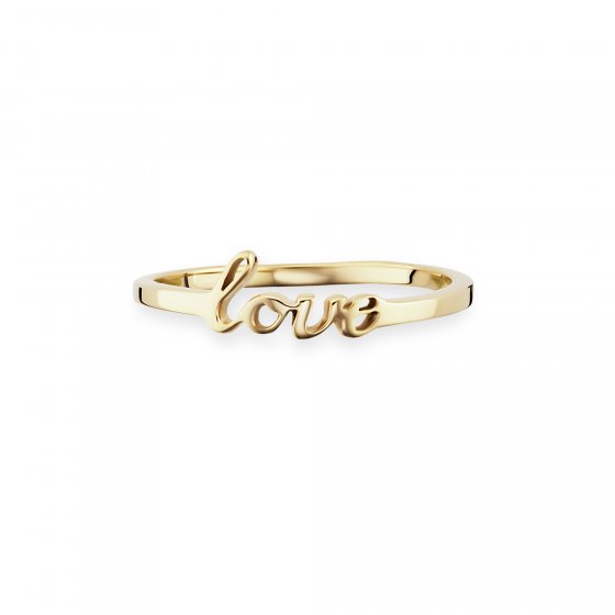 Ring 925/- Sterling Silber vergoldet LOVE 