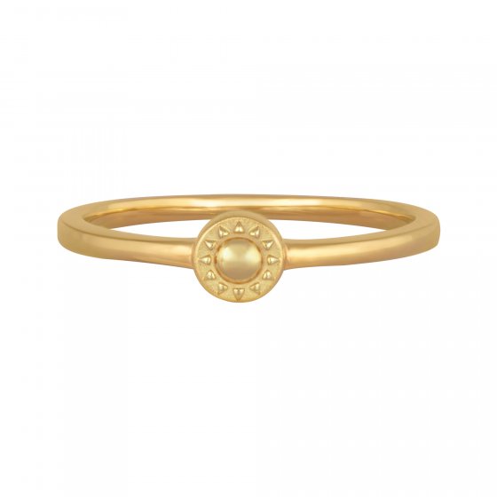 Ring 925/- Sterling Silber vergoldet Sonne 