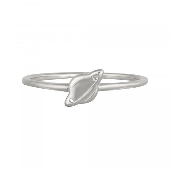 Ring 925 Sterling Silber rhodiniert Planet Saturn 