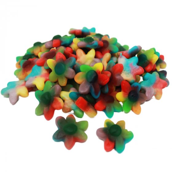 Fruchtgummi Gelee Blumen Color in verschiedenen Farben halal 300g