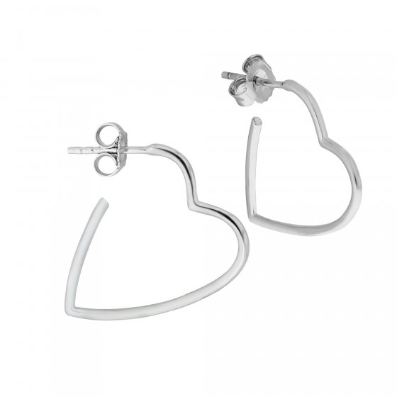 Steck Creolen 925/- Sterling Silber rhodiniert 