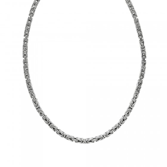 Halskette Silber 925 poliert Königskette 4mm breit 