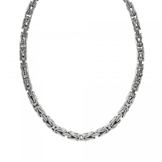 Halskette Silber 925 poliert Königskette 5mm breit 