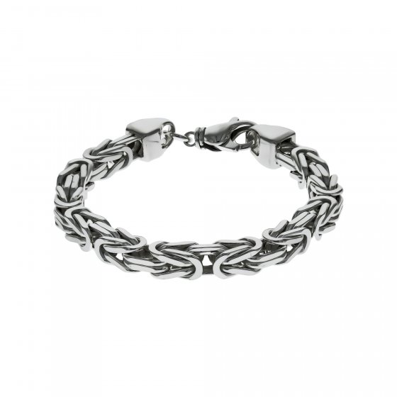 Armband Silber 925 poliert Königskette 8mm breit 