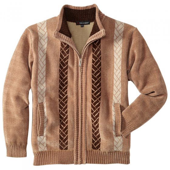Chenille Strickjacke 