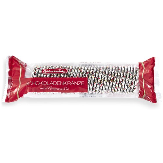 Schluckwerder bunte Schokoladenkränze Nonpareille 200g 10er Pack 
