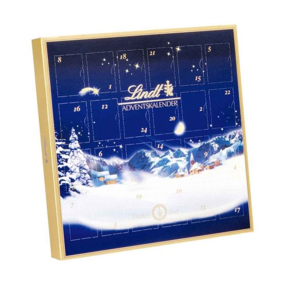 Lindt Mini Tisch Adventskalender Weihnachtszauber Schoko 115g 3er Pack 