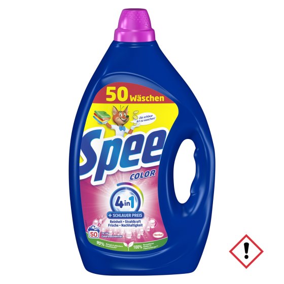 Spee Color Gel Waschmittel frischer langanhaltender Duft 4in1 2250ml 
