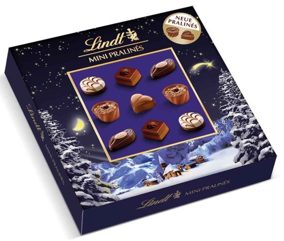 Lindt Weihnachts Zauber Mini Pralines exklusive Mischung 44g 
