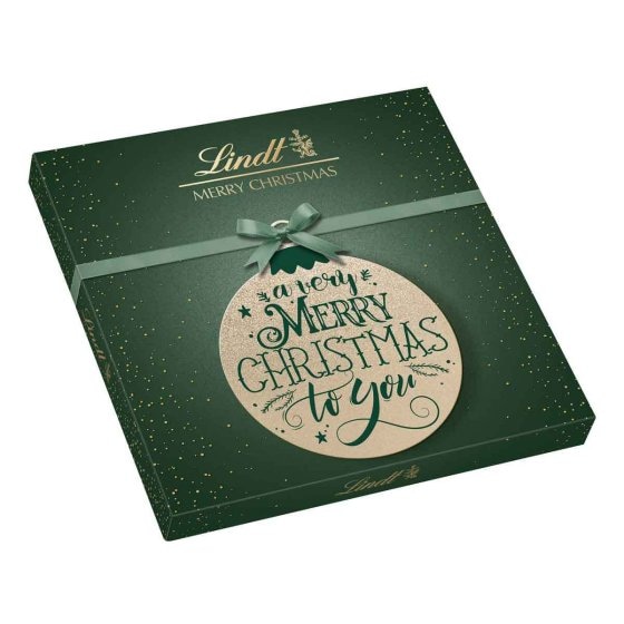 Lindt Kalligrafie Xmas Pralinés mit leckeren exclusive Pralinen 175g 