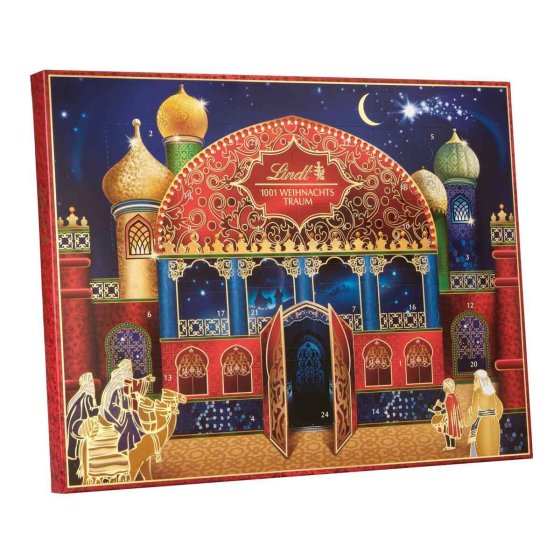 Lindt 1001 Weihnachts Traum Adventskalender Schokoladen Geschenk 281g 