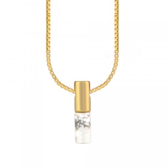 Anhänger mit Kette 925/- Sterling Silber Howlith 