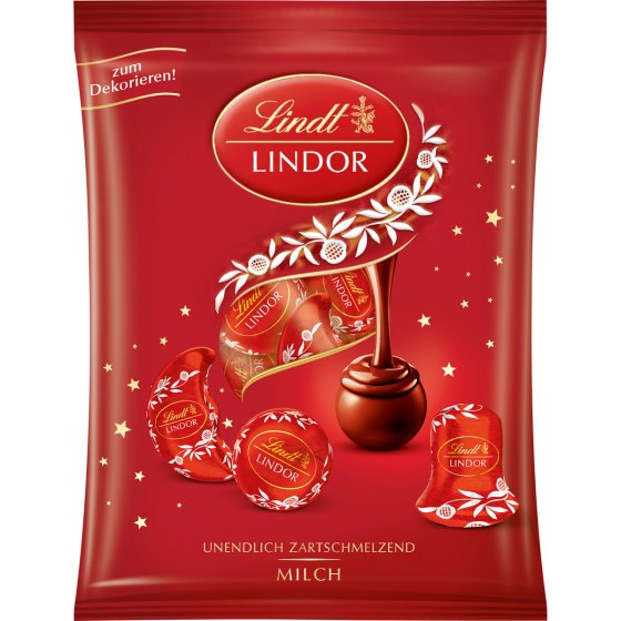 Lindt Lindor Milch Baumbehang Vollmilchschokolade Figuren 100g 
