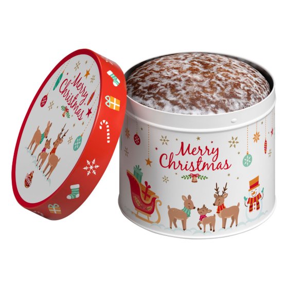 Wicklein Weihnachtsdose Nürnberger Oblaten Lebkuchen mit Nüssen 200g 