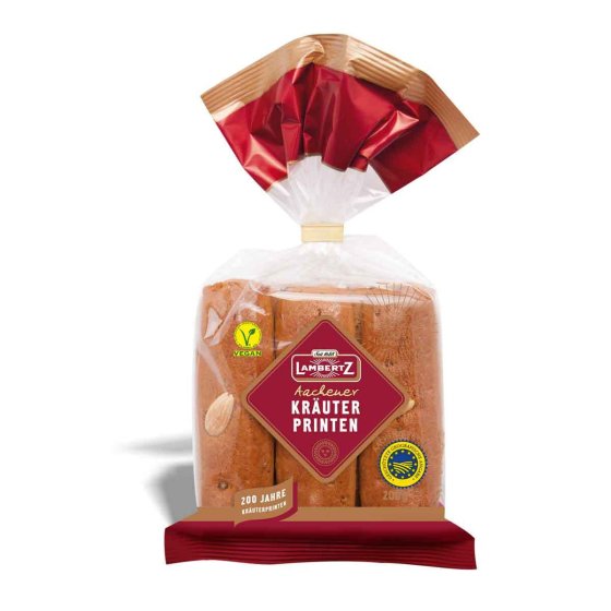 Lambertz Kräuter Printen die würzigen Aachener Originale 200g 