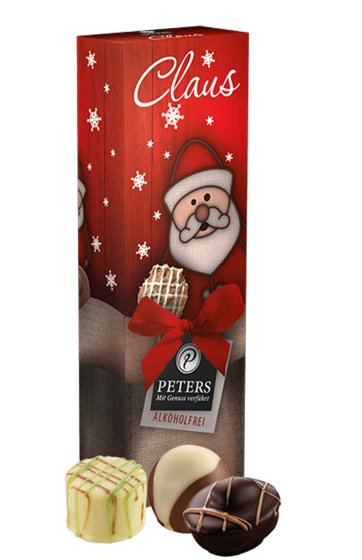 Peters Claus Pralinen ohne Alkohol Pralinen Mischung 5-fach 60g 