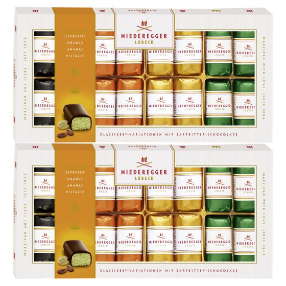 Niederegger Marzipan Klassisch Mini Brote Sortiert Schokolade 2er Pack 