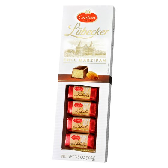 Lübecker Edel Marzipan Happen feinstes Marzipan 100g 15er Pack 