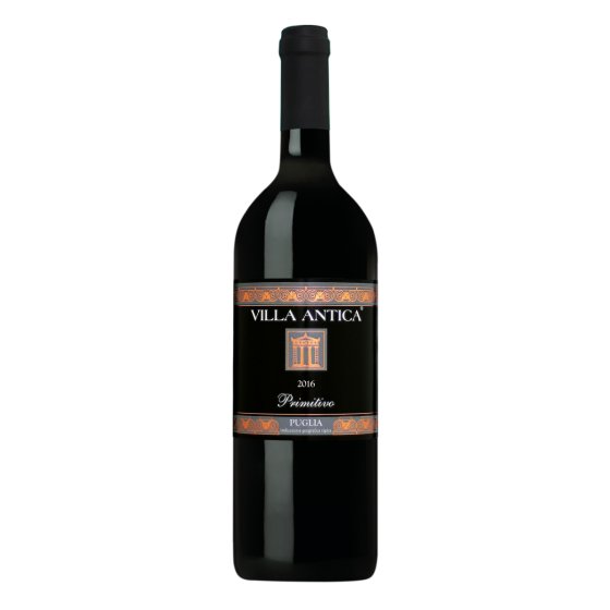 Villa Antica Primitivo Puglia mit dunklen Früchten aus Italien 750ml 