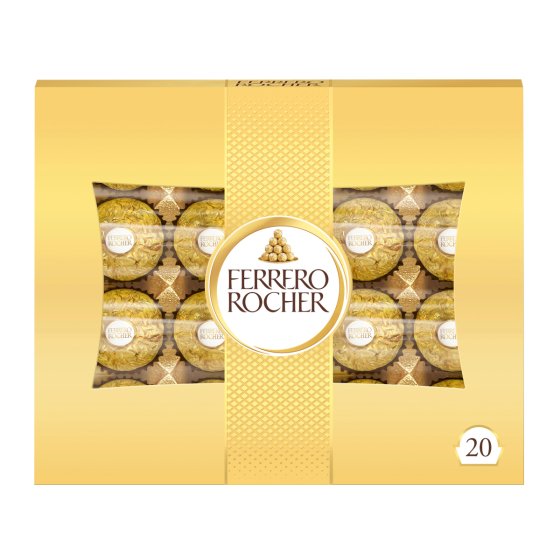Ferrero Rocher Knusprige Nuss-Pralinen-Spezialität Packung 250g 
