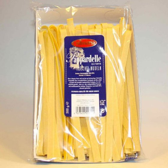 Culinaria Pappardelle all uovo Frischei Nudeln 8mm 500g 5er Pack 