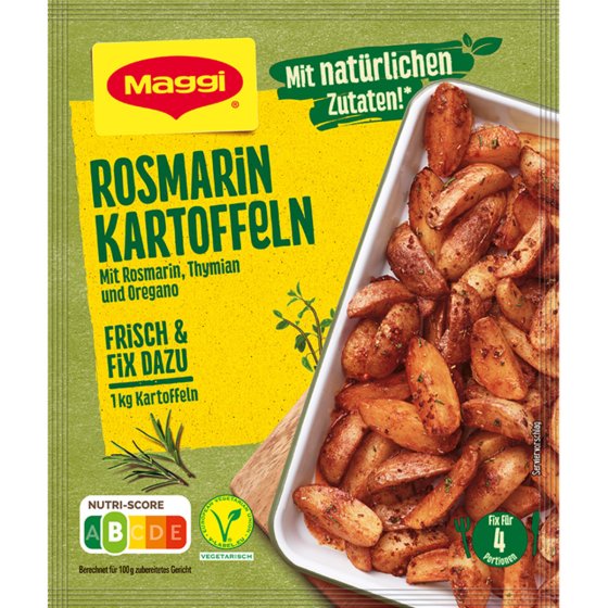 Maggi Fix für Rosmarin Kartoffeln mit Rosmarin Thymian und Oregano 28g 