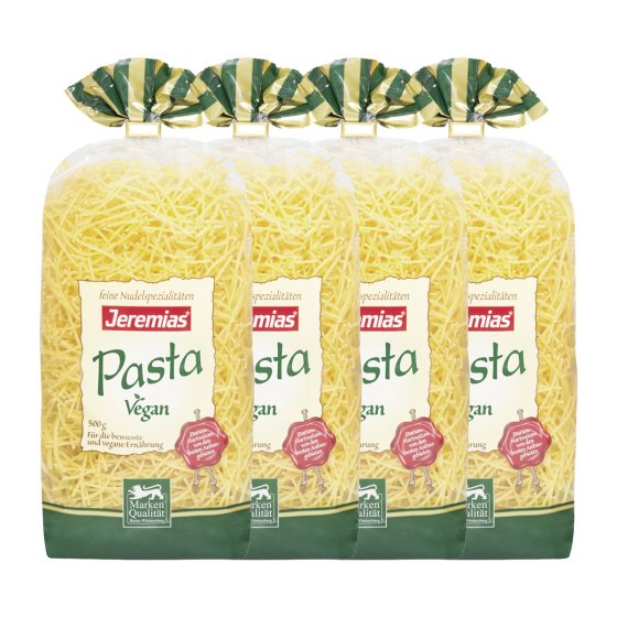 Jeremias Pasta Spaghetti kurz aus Hartweizengriess 500g 4er Pack 